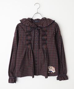 PINK HOUSE / ピンクハウス シャツ・ブラウス | 三つ子のくまの冬支度刺繍使いブラウス