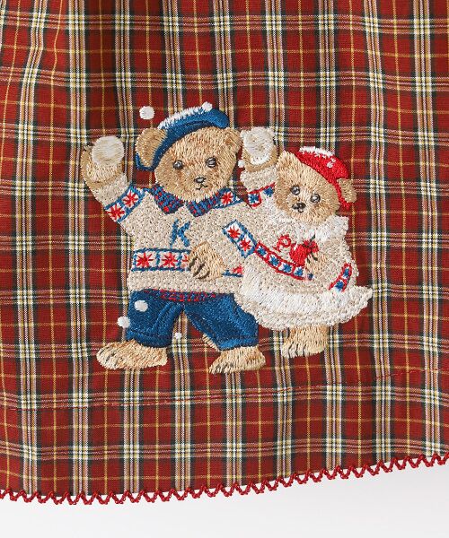 PINK HOUSE / ピンクハウス シャツ・ブラウス | 三つ子のくまの冬支度刺繍使いブラウス | 詳細1