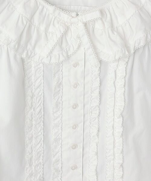 PINK HOUSE / ピンクハウス シャツ・ブラウス | ●フリルブラウス | 詳細8