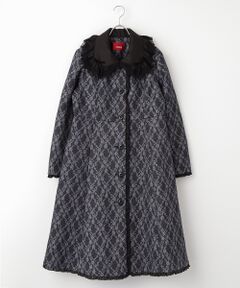 PINK HOUSE / ピンクハウス その他アウター | ケミカルレース使いニードルパンチコート