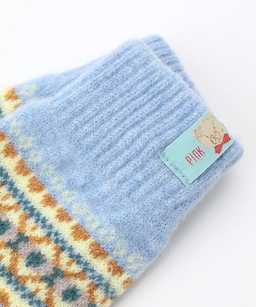 PINK HOUSE / ピンクハウス 手袋 | 編み込みニット手袋 | 詳細4