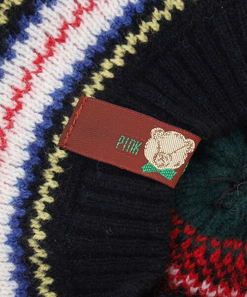 PINK HOUSE / ピンクハウス ハンチング・キャスケット・ベレー帽 | ●編み込みニットベレー | 詳細4