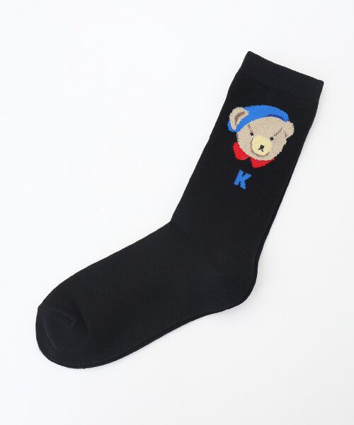 PINK HOUSE / ピンクハウス ソックス | 三つ子のくま冬支度モチーフソックス | 詳細1