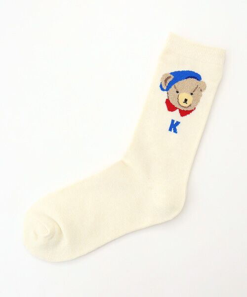 PINK HOUSE / ピンクハウス ソックス | 三つ子のくま冬支度モチーフソックス | 詳細2