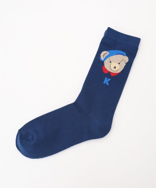 PINK HOUSE / ピンクハウス ソックス | 三つ子のくま冬支度モチーフソックス | 詳細6
