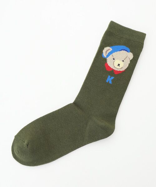 PINK HOUSE / ピンクハウス ソックス | 三つ子のくま冬支度モチーフソックス | 詳細8