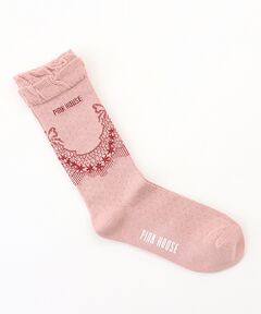 PINK HOUSE / ピンクハウス ソックス | レース柄ソックス
