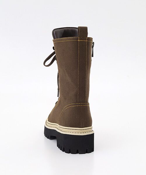 PINK HOUSE / ピンクハウス ブーツ（ショート丈） | ●顔くまネーム使い編み上げブーツ | 詳細3