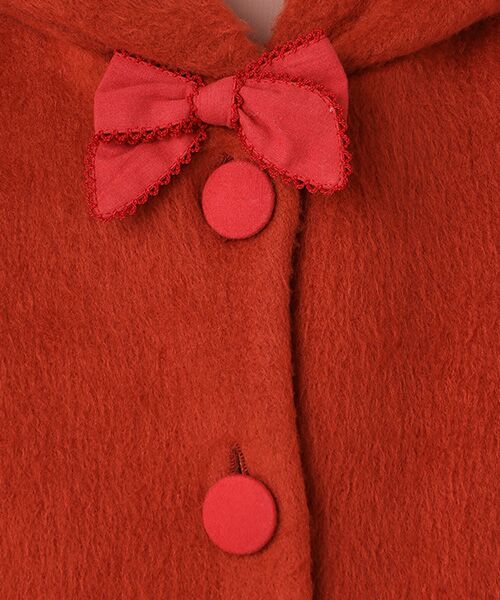 PINK HOUSE / ピンクハウス カーディガン・ボレロ | ●スムースシャギーフード付きカーディガン | 詳細1