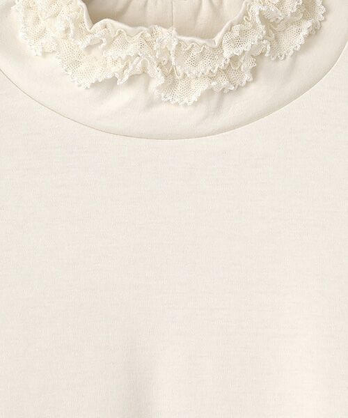 PINK HOUSE / ピンクハウス カットソー | ●ドットチュール使いハイネックカットソー | 詳細2