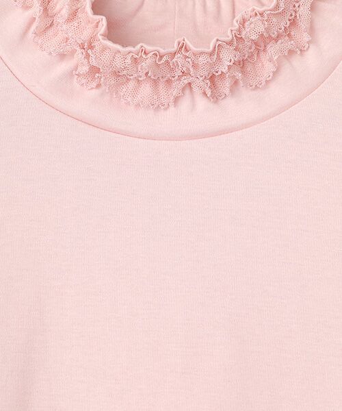 PINK HOUSE / ピンクハウス カットソー | ●ドットチュール使いハイネックカットソー | 詳細6