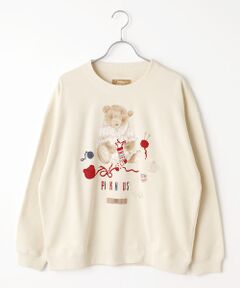 PINK HOUSE / ピンクハウス スウェット | 三つ子のくまの冬支度プリントトレーナー