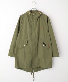 PINK HOUSE / ピンクハウス ミリタリージャケット・コート | Karl Helmut×Go with DUVETICA ナイロンタッサーフードコート