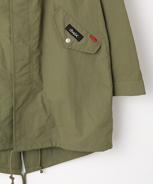PINK HOUSE / ピンクハウス ミリタリージャケット・コート | ●Karl Helmut×Go with DUVETICA ナイロンタッサーフードコート | 詳細5