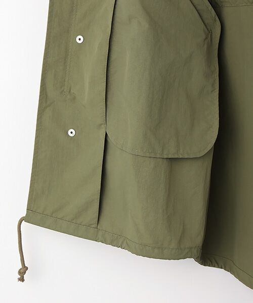 PINK HOUSE / ピンクハウス ミリタリージャケット・コート | ●Karl Helmut×Go with DUVETICA ナイロンタッサーフードコート | 詳細6