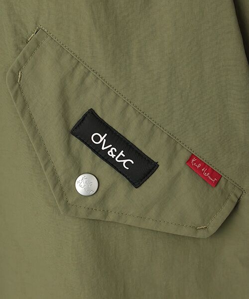 PINK HOUSE / ピンクハウス ミリタリージャケット・コート | ●Karl Helmut×Go with DUVETICA ナイロンタッサーフードコート | 詳細7