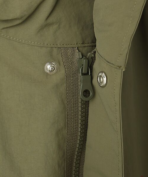 PINK HOUSE / ピンクハウス ミリタリージャケット・コート | ●Karl Helmut×Go with DUVETICA ナイロンタッサーフードコート | 詳細8