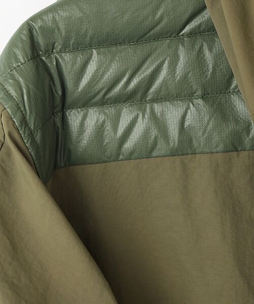 PINK HOUSE / ピンクハウス ミリタリージャケット・コート | ●Karl Helmut×Go with DUVETICA ナイロンタッサーフードコート | 詳細10