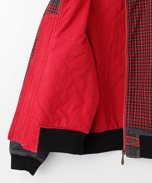 PINK HOUSE / ピンクハウス ブルゾン | ●コードチェック使いデニムブルゾン | 詳細4