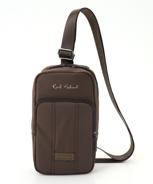 PINK HOUSE / ピンクハウス メッセンジャーバッグ・ウエストポーチ | ロゴ型押し機能性バッグ | 詳細1