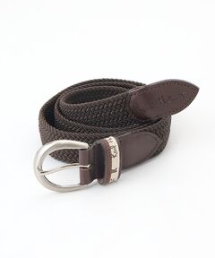 PINK HOUSE / ピンクハウス ベルト・サスペンダー | ロゴ型押しメッシュベルト