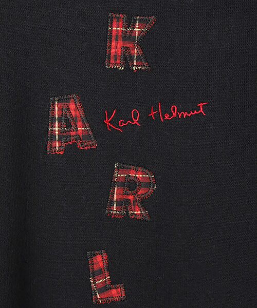 PINK HOUSE / ピンクハウス スウェット | ロゴアップリケ使いトレーナー | 詳細1