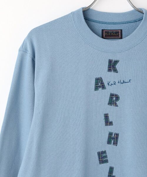 PINK HOUSE / ピンクハウス スウェット | ロゴアップリケ使いトレーナー | 詳細4