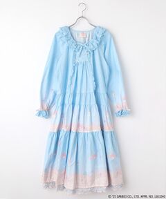 PINK HOUSE / ピンクハウス ロング・マキシ丈ワンピース | Little Twin Stars×PINK HOUSE A Starry Night Wish柄ミディワンピース