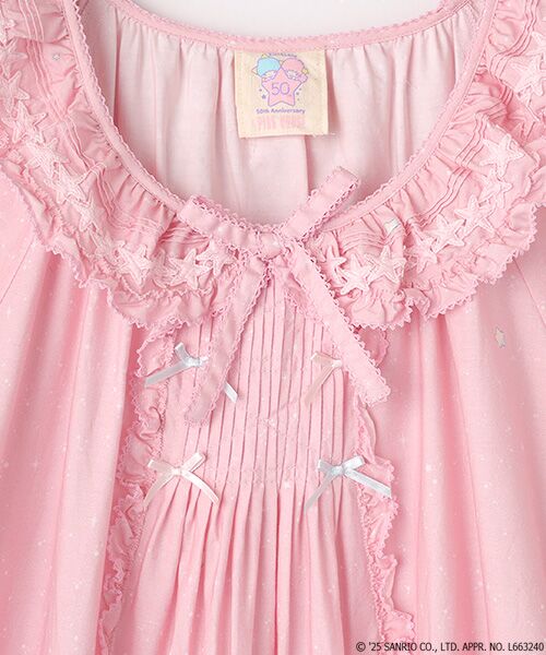 PINK HOUSE / ピンクハウス ロング・マキシ丈ワンピース | Little Twin Stars×PINK HOUSE A Starry Night Wish柄ミディワンピース | 詳細1