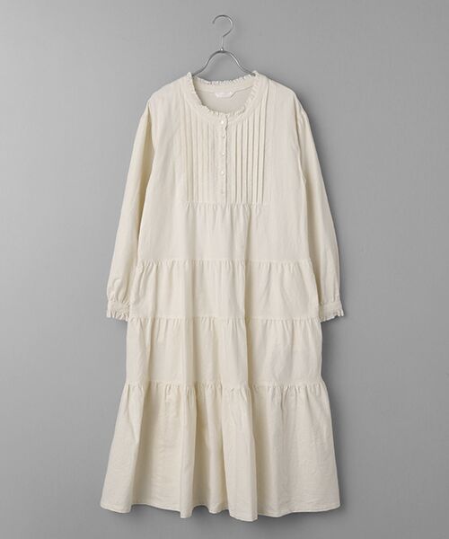 PINK HOUSE/ピンクハウス ティアードワンピース アイボリー FREE PINK HOUSE/ピンクハウス ティアードワンピース アイボリー FREE