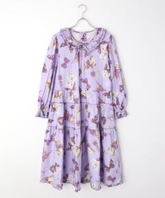 PINK HOUSE / ピンクハウス ロング・マキシ丈ワンピース | PINK HOUSE×Momoclo ももクロベアプリントミディワンピース