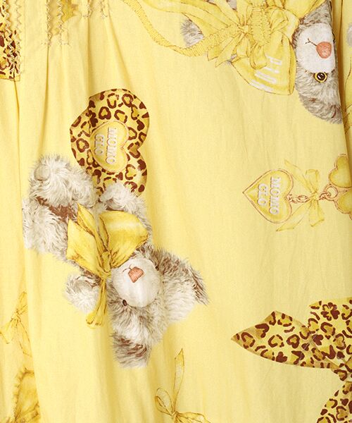 PINK HOUSE / ピンクハウス ロング・マキシ丈ワンピース | PINK HOUSE×Momoclo ももクロベアプリントミディワンピース | 詳細4