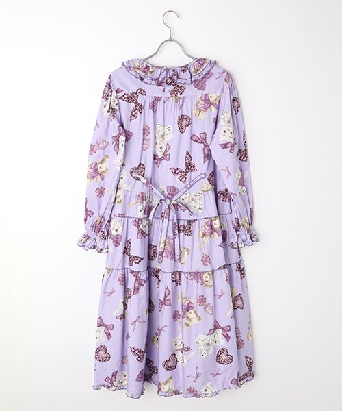 PINK HOUSE / ピンクハウス ロング・マキシ丈ワンピース | PINK HOUSE×Momoclo ももクロベアプリントミディワンピース | 詳細5