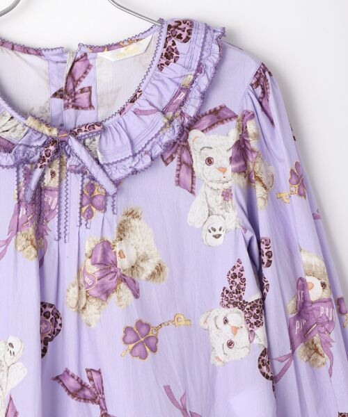 PINK HOUSE / ピンクハウス ロング・マキシ丈ワンピース | PINK HOUSE×Momoclo ももクロベアプリントミディワンピース | 詳細6