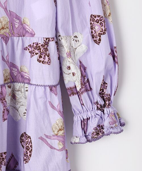 PINK HOUSE / ピンクハウス ロング・マキシ丈ワンピース | PINK HOUSE×Momoclo ももクロベアプリントミディワンピース | 詳細7