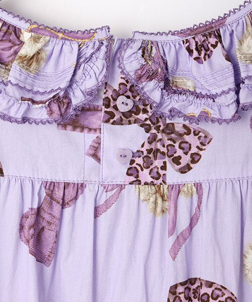 PINK HOUSE / ピンクハウス ロング・マキシ丈ワンピース | PINK HOUSE×Momoclo ももクロベアプリントミディワンピース | 詳細9