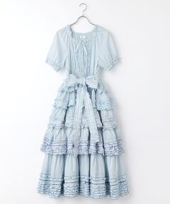 PINK HOUSE / ピンクハウス ロング・マキシ丈ワンピース | フリル使いワンピース