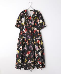 PINK HOUSE / ピンクハウス ロング・マキシ丈ワンピース | PINK HOUSE×Momoclo ももクロベアプリントフードワンピース