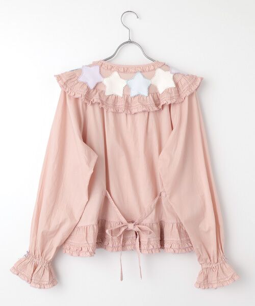 PINK HOUSE / ピンクハウス シャツ・ブラウス | 星形ワッペン使い配色ブラウス | 詳細3