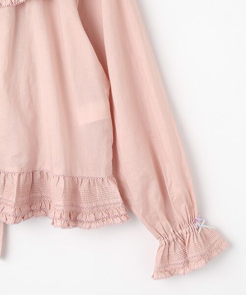 PINK HOUSE / ピンクハウス シャツ・ブラウス | 星形ワッペン使い配色ブラウス | 詳細5