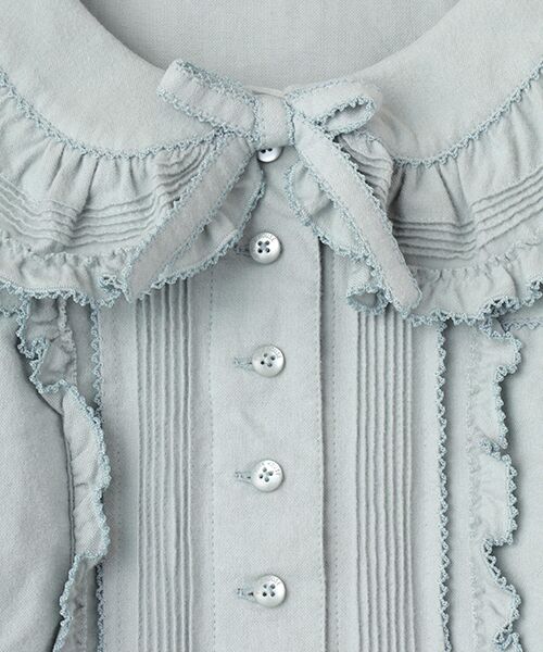 PINK HOUSE / ピンクハウス シャツ・ブラウス | フリル襟付きブラウス | 詳細5