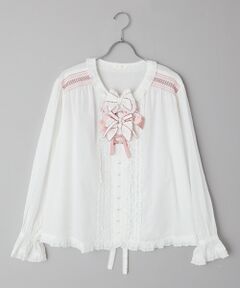 PINK HOUSE / ピンクハウス シャツ・ブラウス | スモック刺繍ブラウス