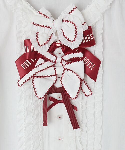 PINK HOUSE / ピンクハウス シャツ・ブラウス | スモック刺繍ブラウス | 詳細2