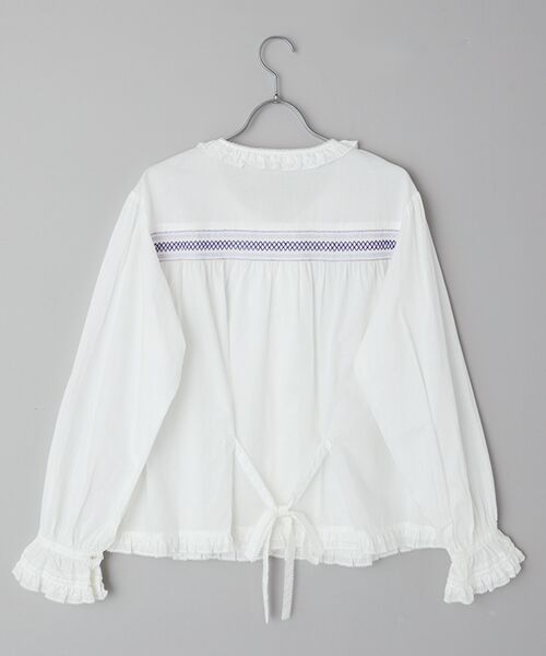 PINK HOUSE / ピンクハウス シャツ・ブラウス | スモック刺繍ブラウス | 詳細5