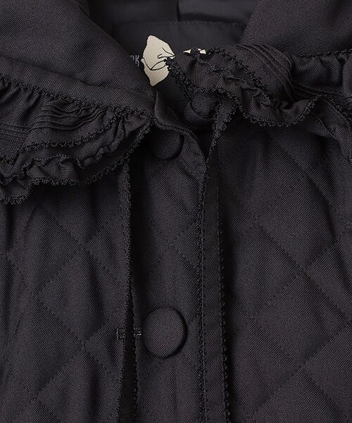 PINK HOUSE / ピンクハウス その他アウター | フリルフード付きキルティングロングコート | 詳細1