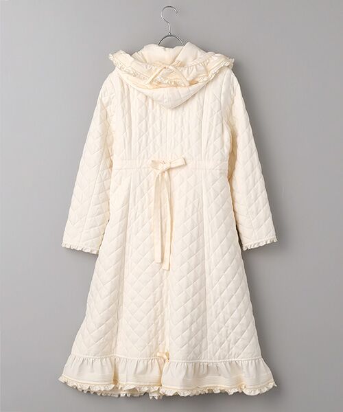 PINK HOUSE / ピンクハウス その他アウター | フリルフード付きキルティングロングコート | 詳細2