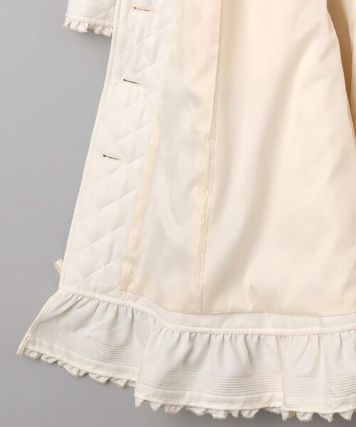 PINK HOUSE / ピンクハウス その他アウター | フリルフード付きキルティングロングコート | 詳細6