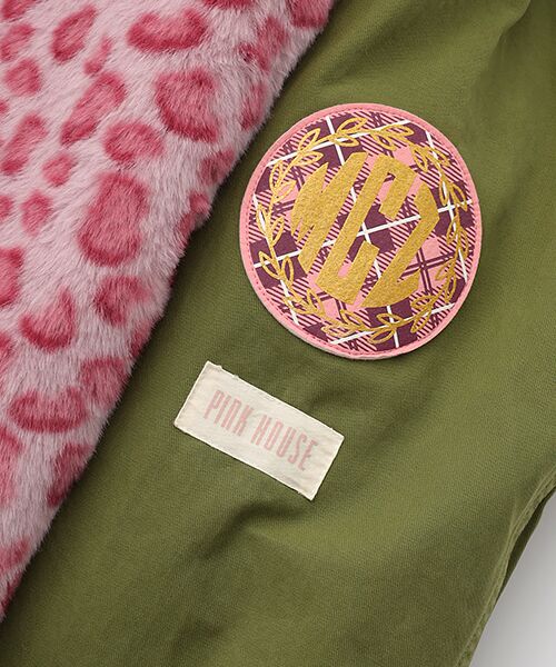 PINK HOUSE / ピンクハウス ミリタリージャケット・コート | PINK HOUSE×Momoclo パイレーツキャットワッペンモッズコート | 詳細19