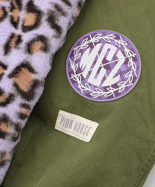 PINK HOUSE / ピンクハウス ミリタリージャケット・コート | PINK HOUSE×Momoclo パイレーツキャットワッペンモッズコート | 詳細22