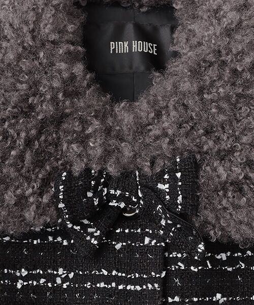 PINK HOUSE / ピンクハウス その他アウター | ファー使いファンシーツイードジャケット | 詳細1